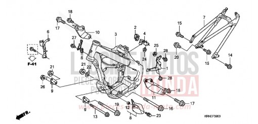 FRAME BODY CRF250RA de 2010